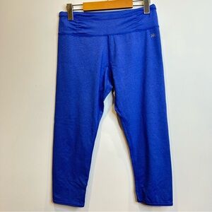 Kyodan Crop Leggings with Cut-Outs Blue